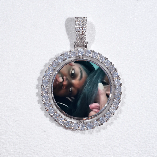 3D Spinning 2-Faced Custom Picture Pendant