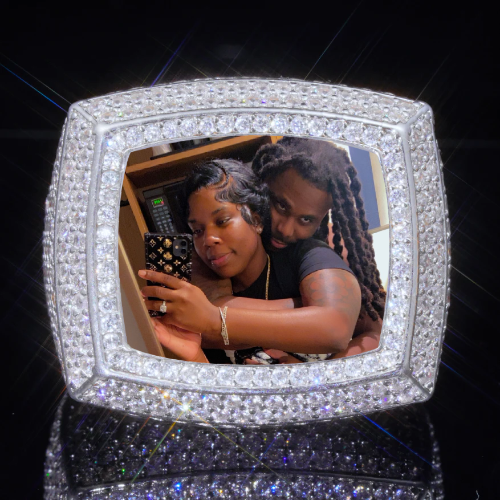 3D CUSTOM PICTURE ICED RING