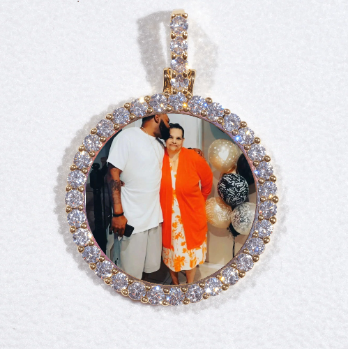 3D CIRCLE CUSTOM PICTURE PENDANT SMALL SIZE