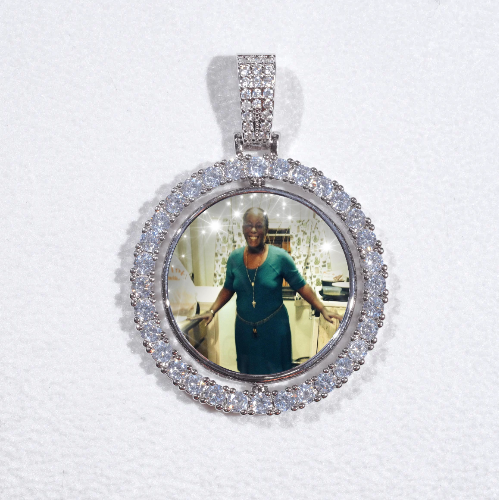 3D Spinning 2-Faced Custom Picture Pendant