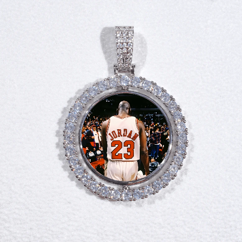 3D Spinning 2-Faced Custom Picture Pendant