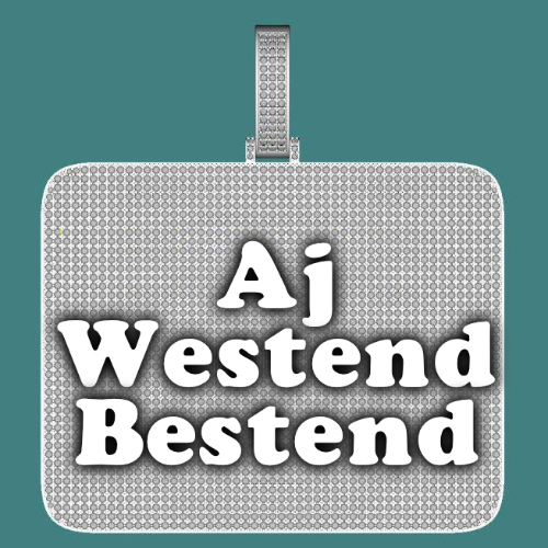 CUSTOM LETTER NECKLACE 3D BIG SQUARE