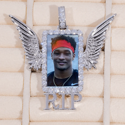 RIP WING 3D CUSTOM PICTURE PENDANT