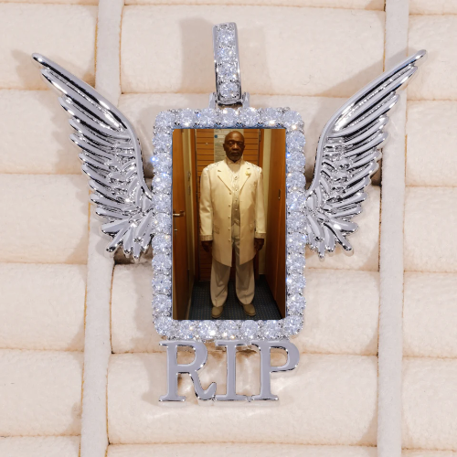 RIP WING 3D CUSTOM PICTURE PENDANT