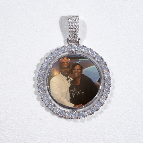 3D Spinning 2-Faced Custom Picture Pendant