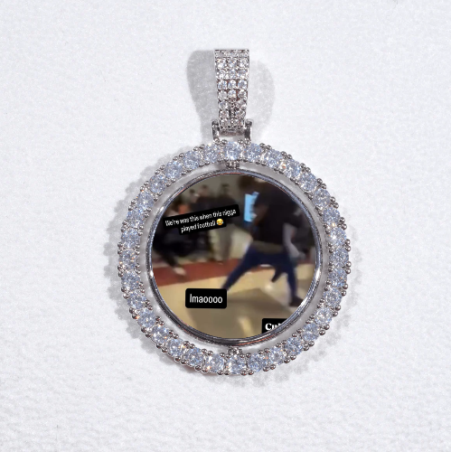 3D Spinning 2-Faced Custom Picture Pendant