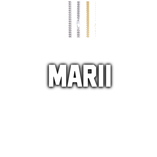 Custom Letters Baguette Two Layer Necklace