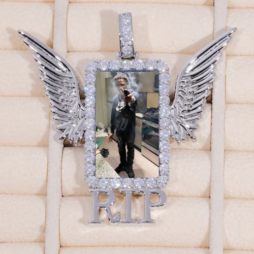 RIP WING 3D CUSTOM PICTURE PENDANT