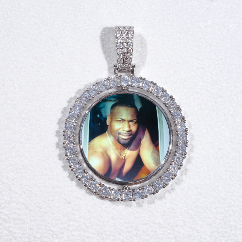 3D Spinning 2-Faced Custom Picture Pendant