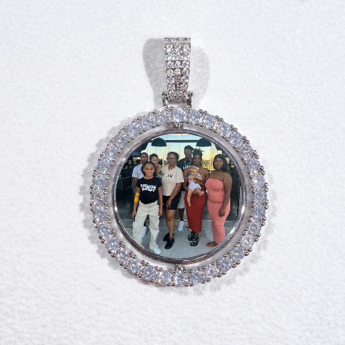 3D Spinning 2-Faced Custom Picture Pendant