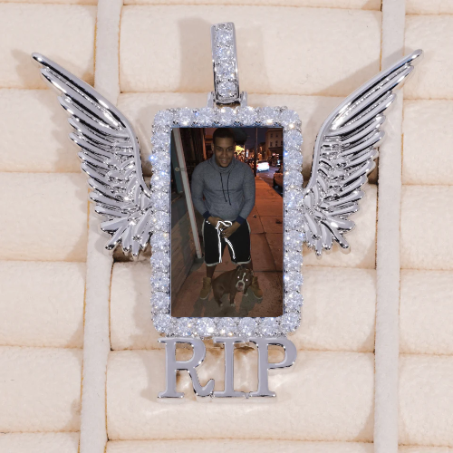 RIP WING 3D CUSTOM PICTURE PENDANT