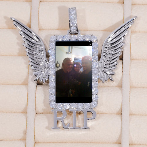 RIP WING 3D CUSTOM PICTURE PENDANT