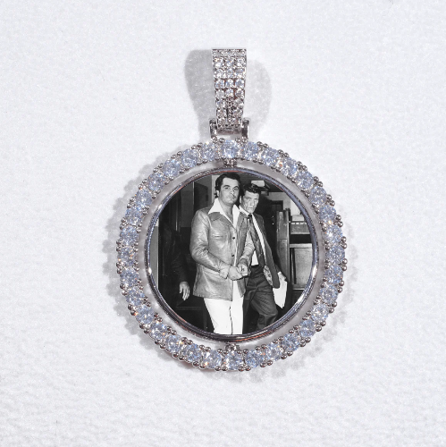 3D Spinning 2-Faced Custom Picture Pendant