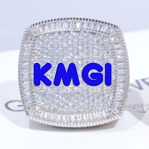 CUSTOM LETTER 3D ICED RING