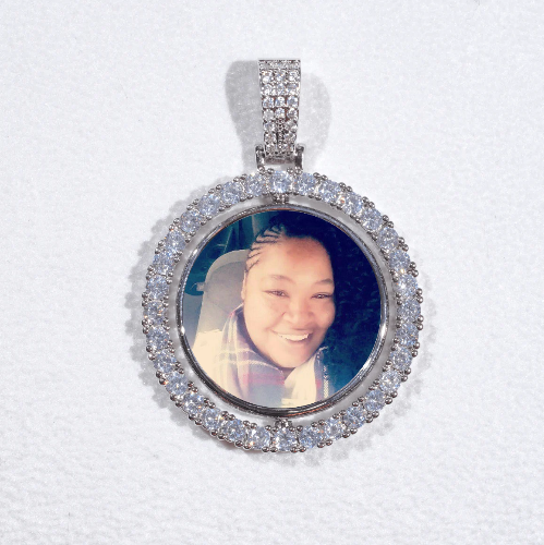 3D Spinning 2-Faced Custom Picture Pendant