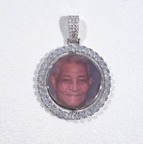 3D Spinning 2-Faced Custom Picture Pendant
