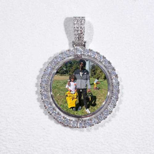 3D Spinning 2-Faced Custom Picture Pendant