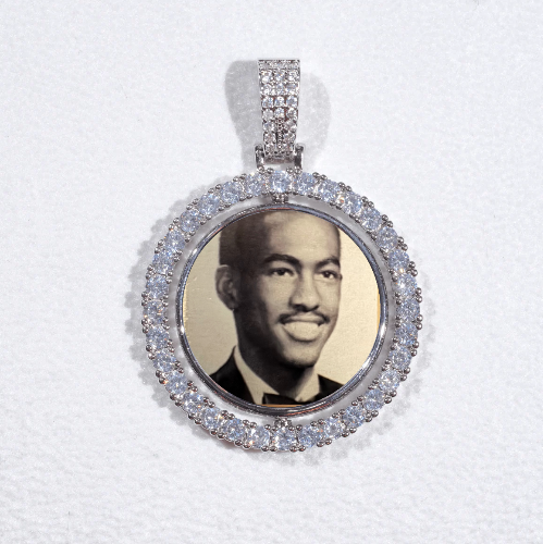 3D Spinning 2-Faced Custom Picture Pendant