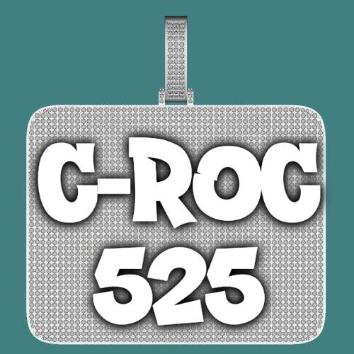 CUSTOM LETTER NECKLACE 3D BIG SQUARE