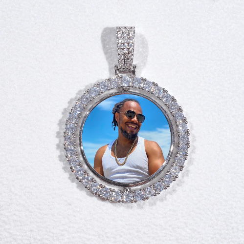 3D Spinning 2-Faced Custom Picture Pendant