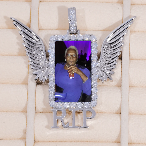 RIP WING 3D CUSTOM PICTURE PENDANT