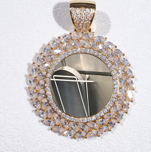 Large 3D Wheat Ear Custom Picture Pendant