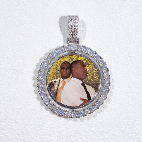 3D Spinning 2-Faced Custom Picture Pendant