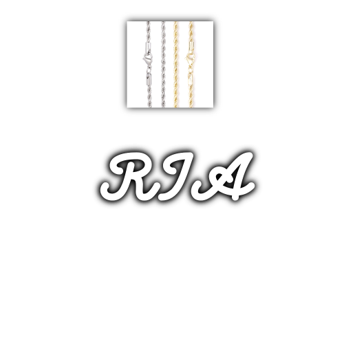 Script Custom Letter Necklace