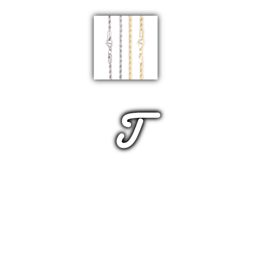 Script Custom Letter Necklace