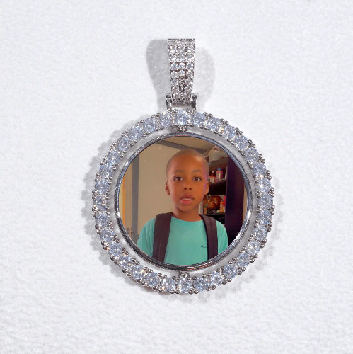 3D Spinning 2-Faced Custom Picture Pendant