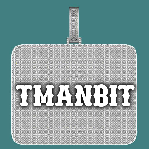 CUSTOM LETTER NECKLACE 3D BIG SQUARE