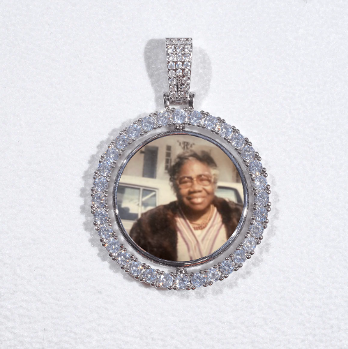 3D Spinning 2-Faced Custom Picture Pendant