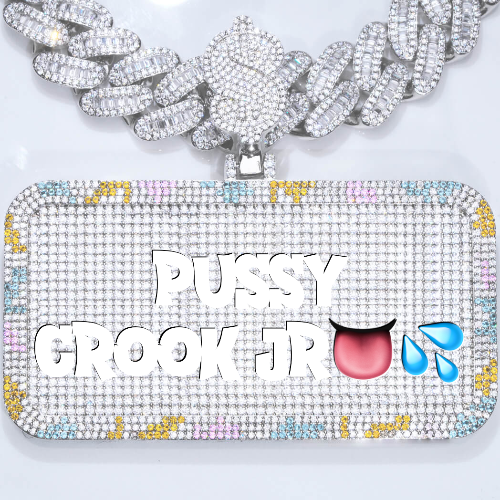 CUSTOM LETTER NECKLACE 3D COLORFUL SQUARE