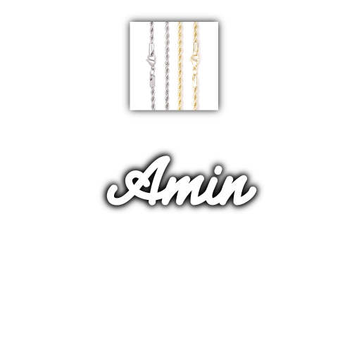 Script Custom Letter Necklace