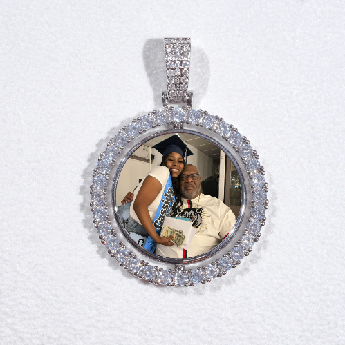 3D Spinning 2-Faced Custom Picture Pendant