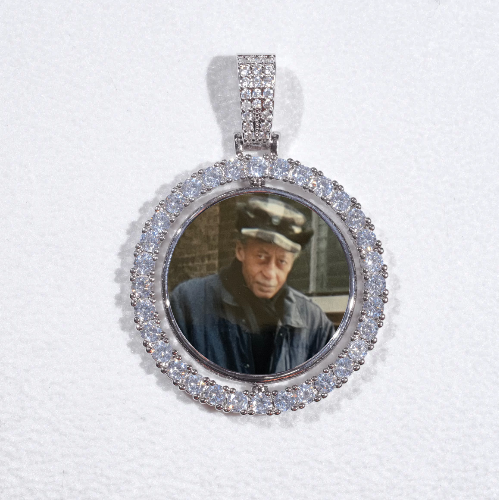 3D Spinning 2-Faced Custom Picture Pendant