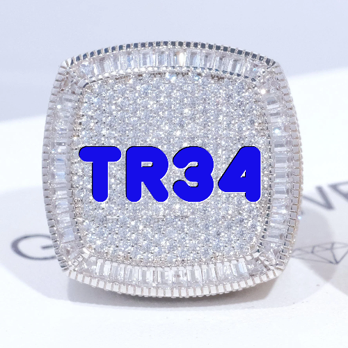 CUSTOM LETTER 3D ICED RING