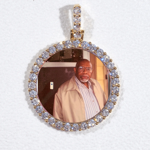 3D CIRCLE CUSTOM PICTURE PENDANT SMALL SIZE