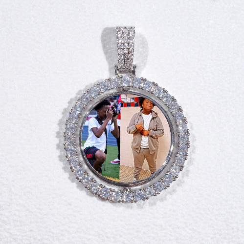 3D Spinning 2-Faced Custom Picture Pendant