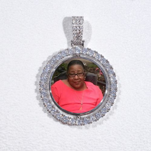 3D Spinning 2-Faced Custom Picture Pendant