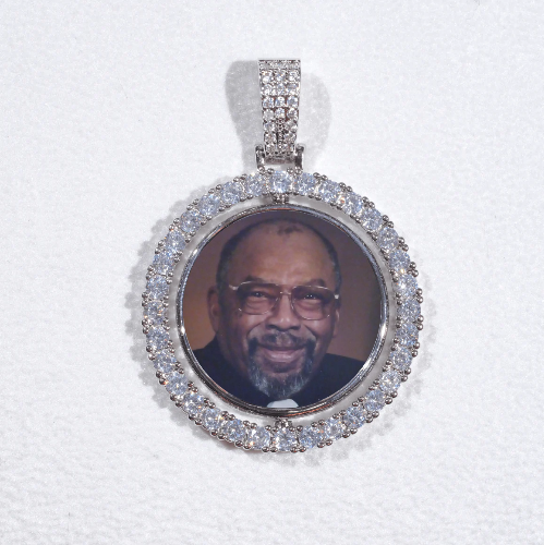 3D Spinning 2-Faced Custom Picture Pendant