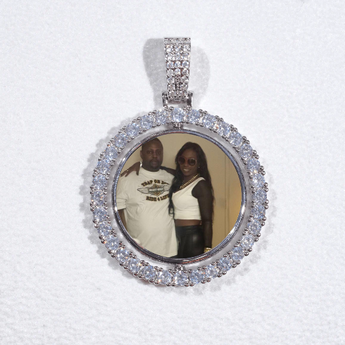 3D Spinning 2-Faced Custom Picture Pendant