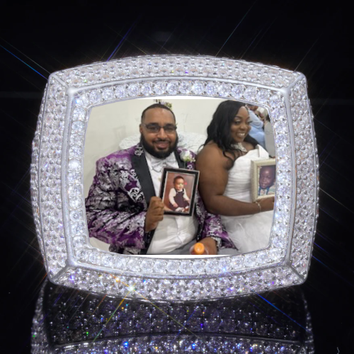 3D CUSTOM PICTURE ICED RING
