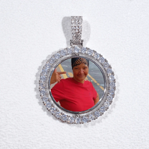 3D Spinning 2-Faced Custom Picture Pendant
