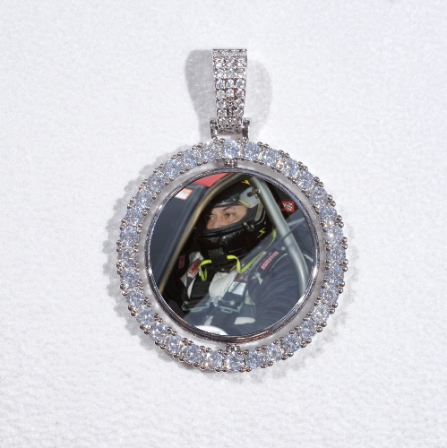 3D Spinning 2-Faced Custom Picture Pendant
