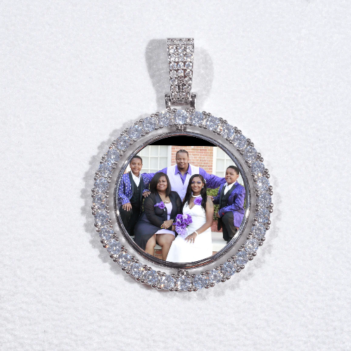 3D Spinning 2-Faced Custom Picture Pendant