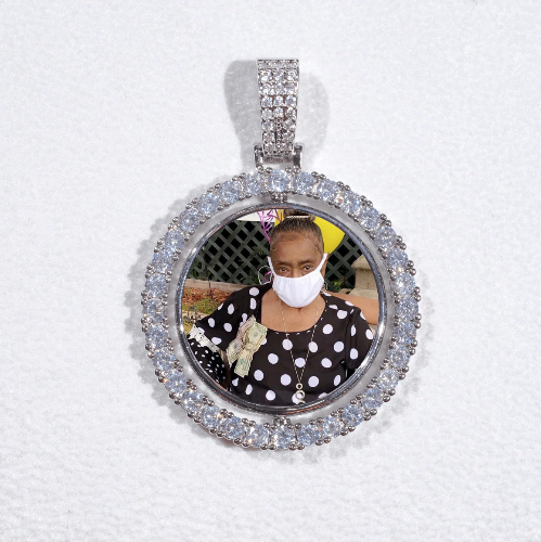 3D Spinning 2-Faced Custom Picture Pendant