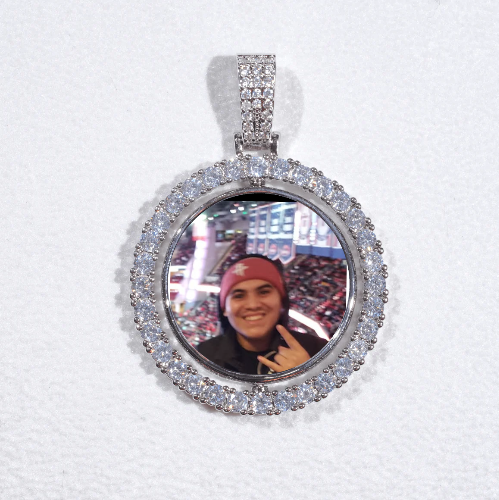 3D Spinning 2-Faced Custom Picture Pendant