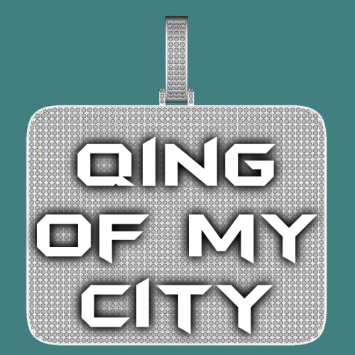 CUSTOM LETTER NECKLACE 3D BIG SQUARE