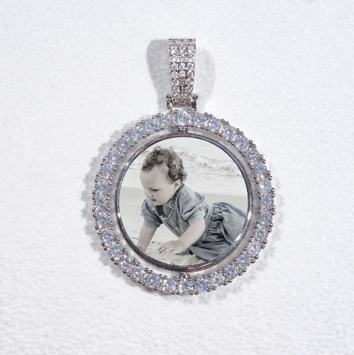 3D Spinning 2-Faced Custom Picture Pendant